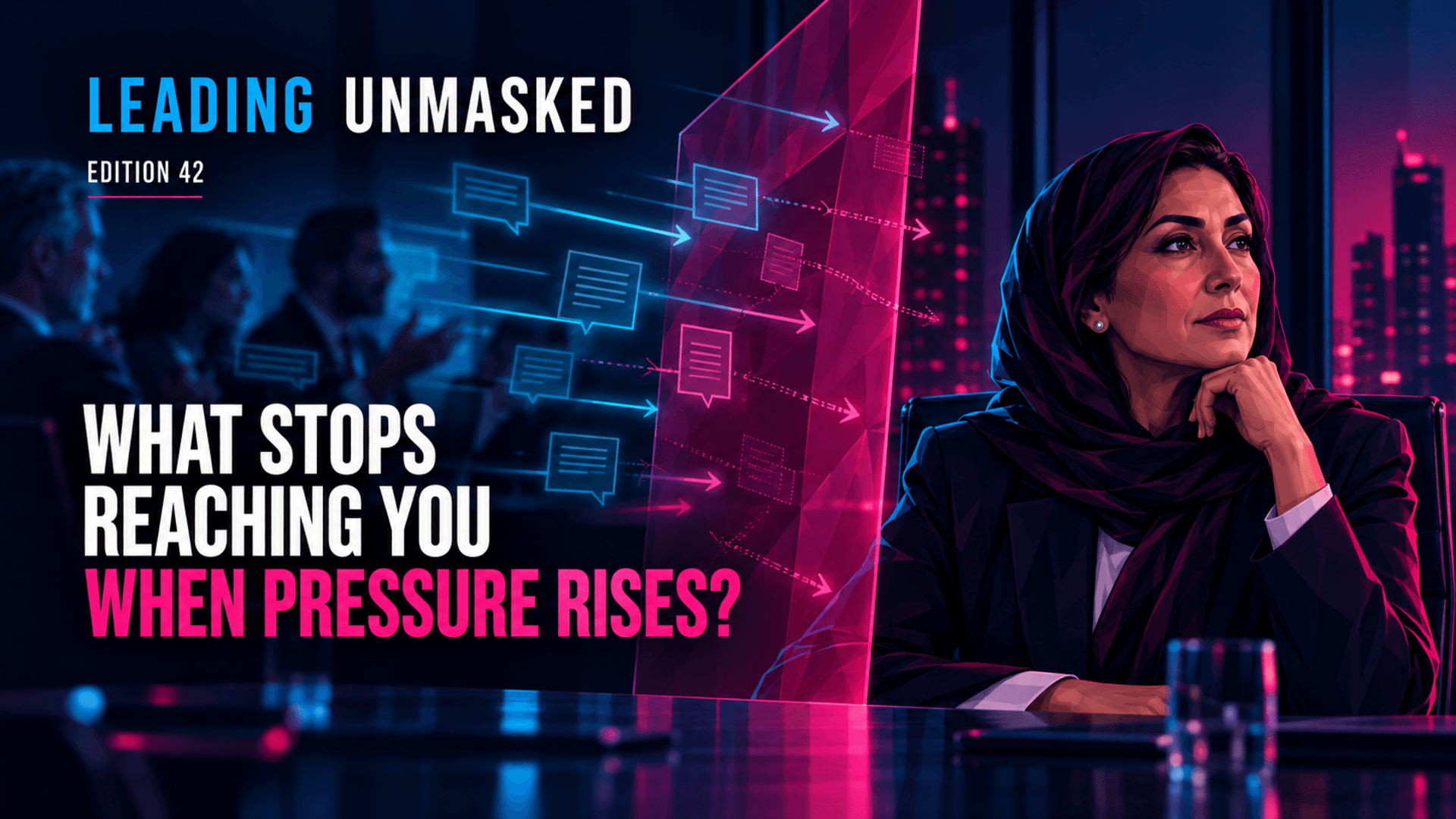 What stops reaching you when pressure rises?
