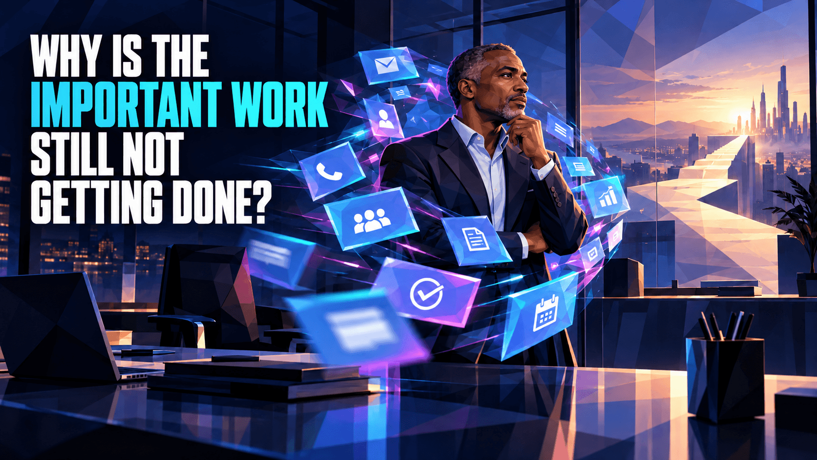 Why is the important work still not getting done?